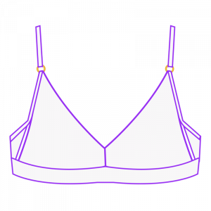 shaped non-wired bralette style 1